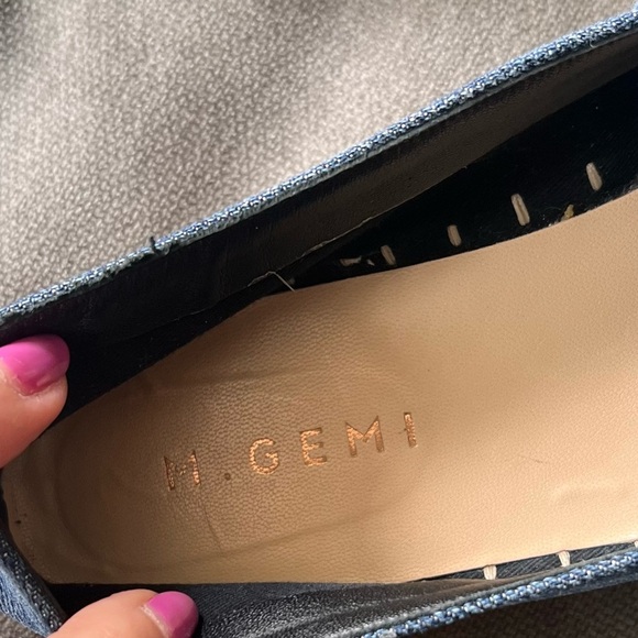 M. Gemi Denim Suede Espadrille Flats 40 - Picture 5 of 9